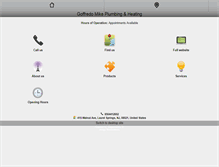 Tablet Screenshot of goffredoplumbing.com